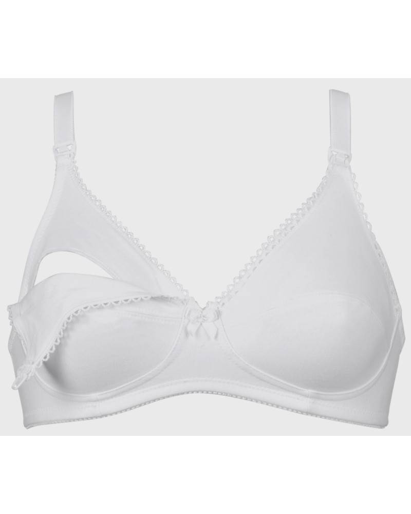 Naturana 5089 Drop Cup Nursing Bra Feeding Soft No Wires Full Cup 100